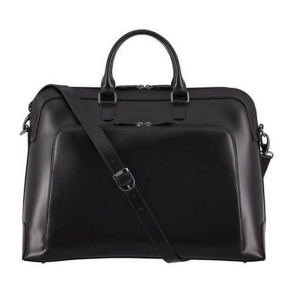 Lodis RFID Audrey Brera Leather Briefcase Black